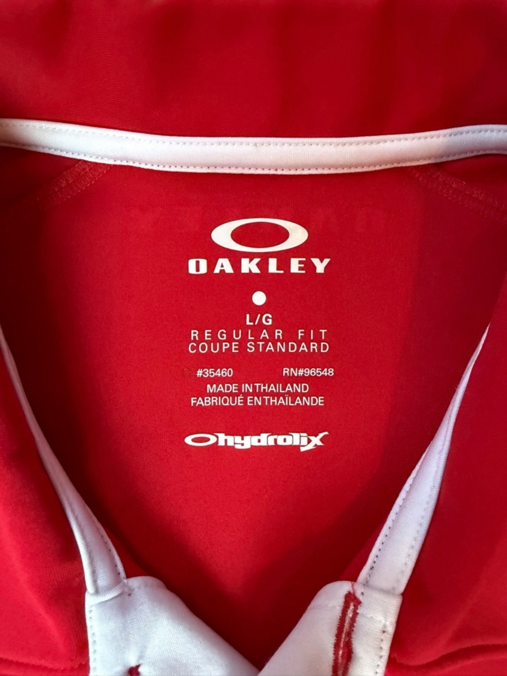 Oakley Hydrolix Golf Causal Men’s Large Polo Shirt - Picture 5 of 5